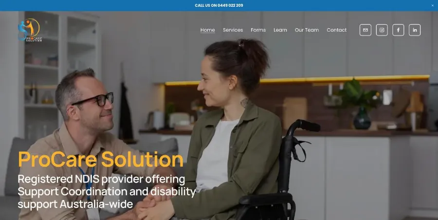 ProCare Solution website